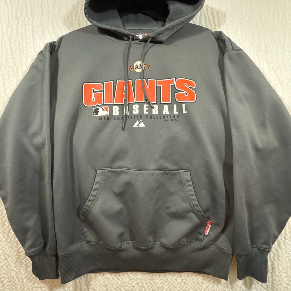 Giants Baseball Men’s Gray Hoodie